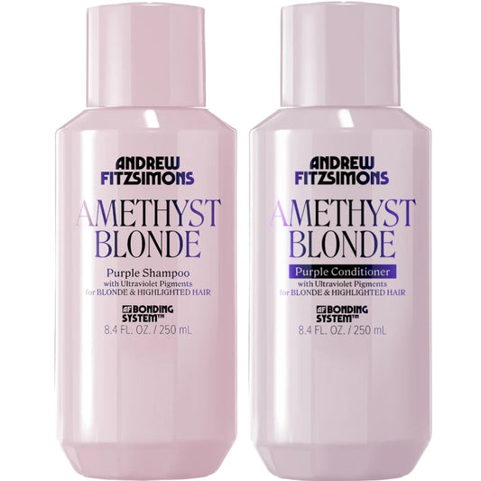 Andrew Fitzsimons Amethyst Blonde Purple Shampoo & Conditioner Twin 2 x 250ml