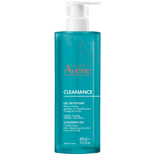 Avene Cleanance Cleansing Gel Cleanser 400ml