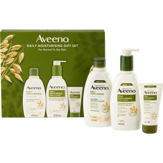 Aveeno Daily Moisture Range 3 Piece Gift Set