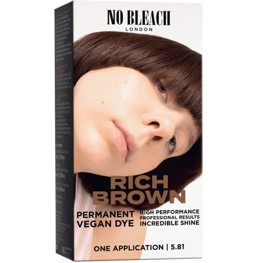 Bleach London Rich Brown Permanent Hair Dye Kit