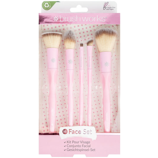 Brushworks HD Complete 5 Piece Face Brush Set