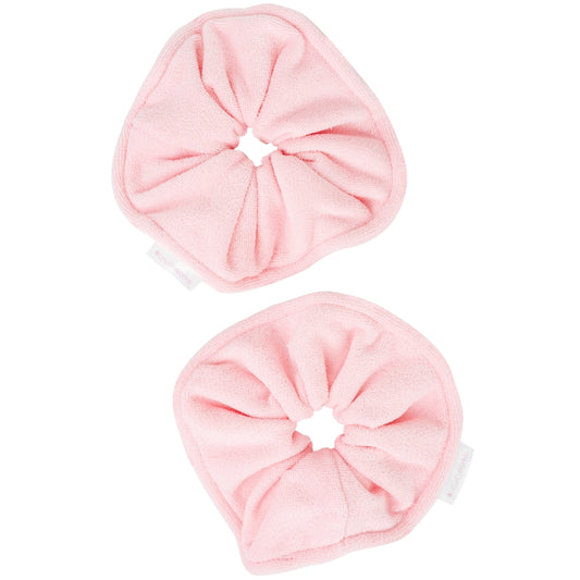 Brushworks Microfibre Hair Scrunchies Pack of 2