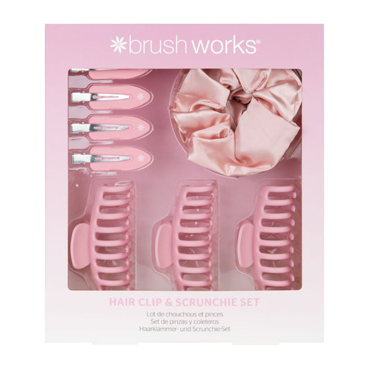 Brushworks Hair Clip & Scrunchie Set