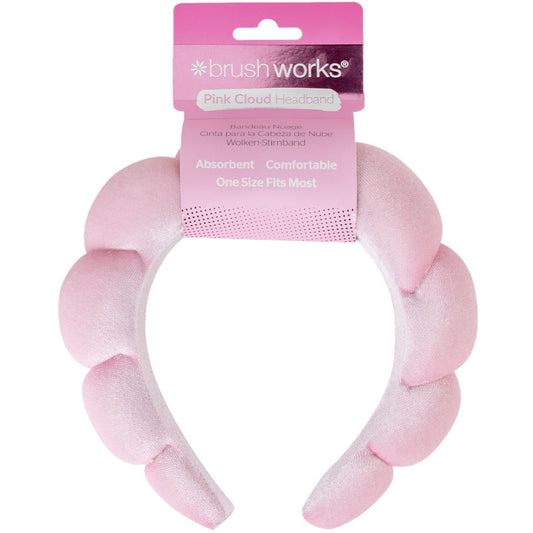 Brushworks Pink Cloud Headband