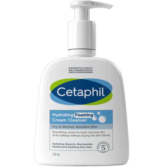 Cetaphil Hydrating Foaming Cream Cleanser 236ml