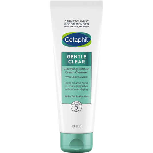 Cetaphil Gentle Clear Clarifying Cream Cleanser 124ml