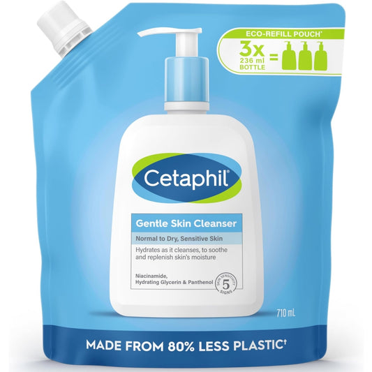 Cetaphil Gentle Skin Cleanser Wash Refill Pouch 710ml