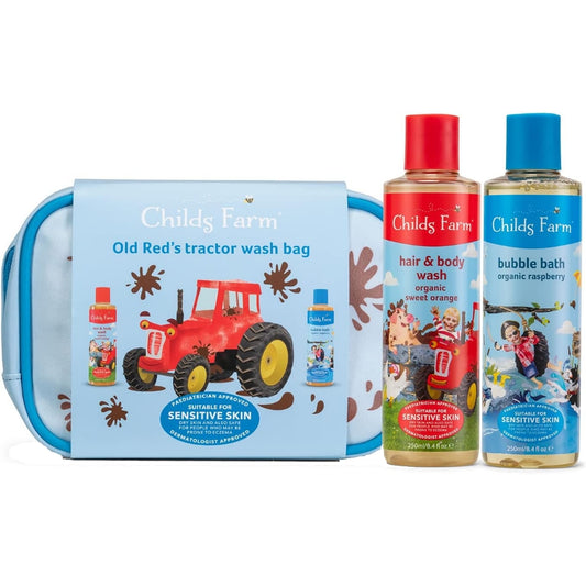 Childs Farm Tractor Washbag Set