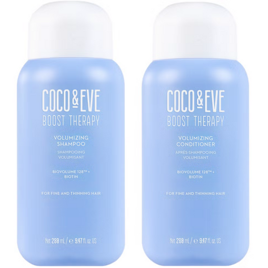 Coco & Eve Boost Therapy Hair Volumising Shampoo & Conditioner Twin 2 x 280ml