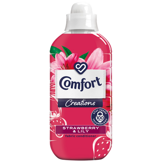 Comfort Creations Strawberry & Lily Fabric Conditioner 30 Washes 900ml