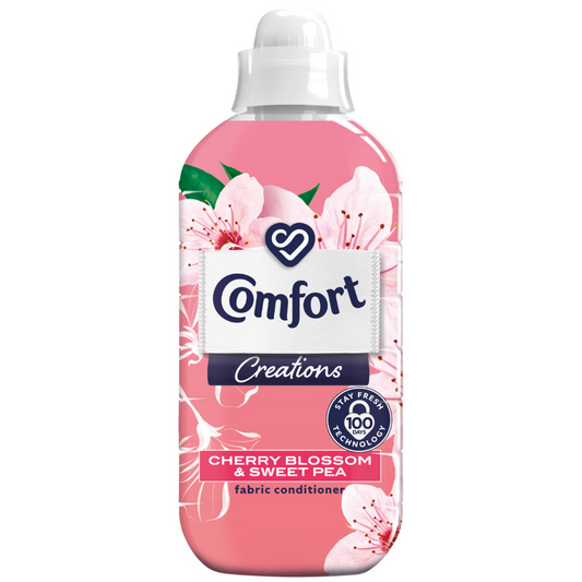 Comfort Creations Cherry Blossom & Sweet Pea Fabric Conditioner 30 Washes 900ml