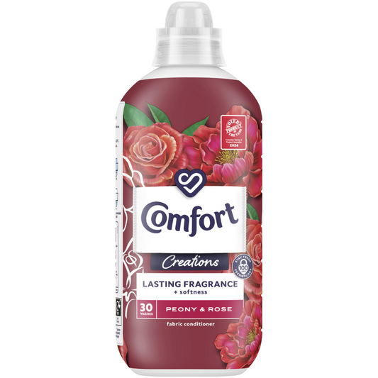 Comfort Creations Peony & Rose Fabric Conditioner 30 Washes 900ml