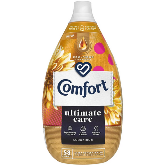 Comfort Ultimate Care Luxurious Ultra-Concentrated Fabric Conditioner 58 Washes 870ml