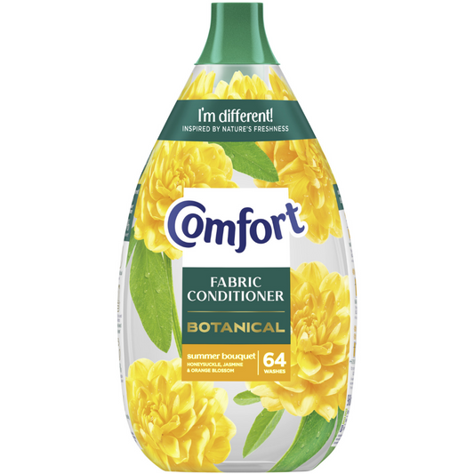 Comfort Botanical Freshness Summer Bouquet Fabric Conditioner 64 Washes 960ml