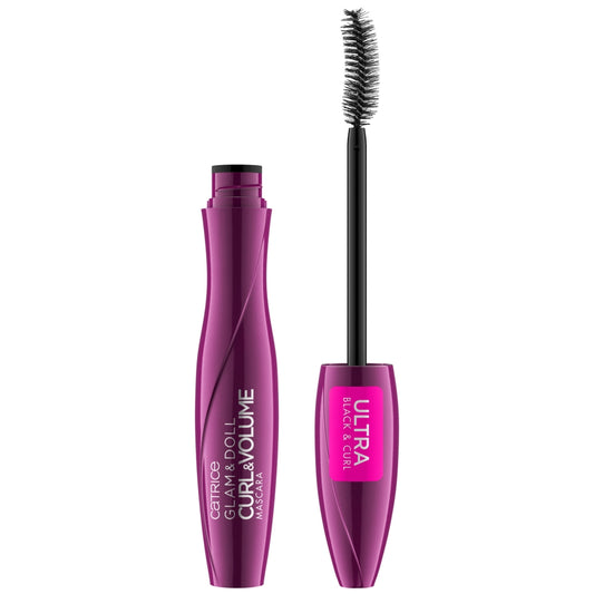 Catrice Cosmetics Glam & Doll Curl & Volume Mascara 010 Black 10ml