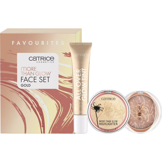 Catrice Cosmetics More Than Glow 3 Piece Face Set Gold