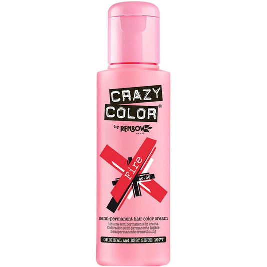 Crazy Colour Fire Red Hair Dye 100ml