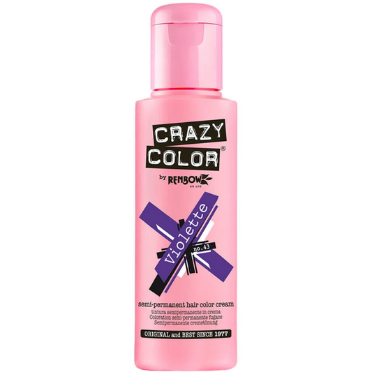 Crazy Colour Hot Purple Hair Dye 100ml