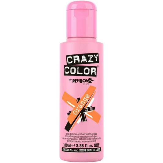 Crazy Colour Orange Hair Dye 100ml