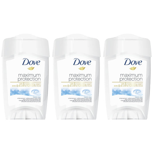 Dove Maximum Protection Original Clean Anti-Perspirant Deodorant Stick Trio 3 x 45ml