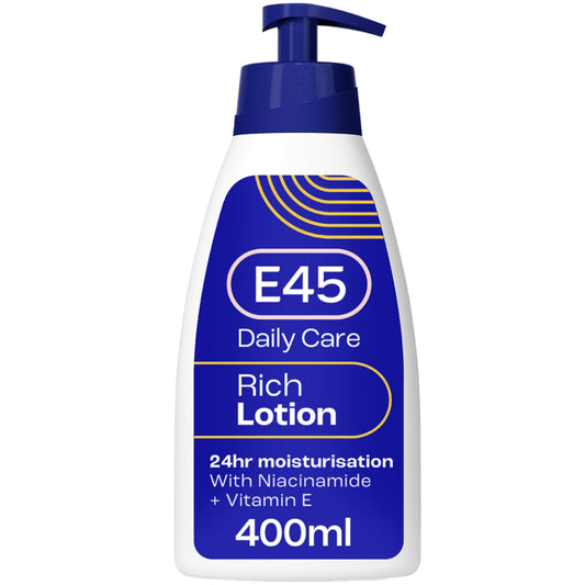 E45 Rich 24h Body Lotion Moisturiser 400ml