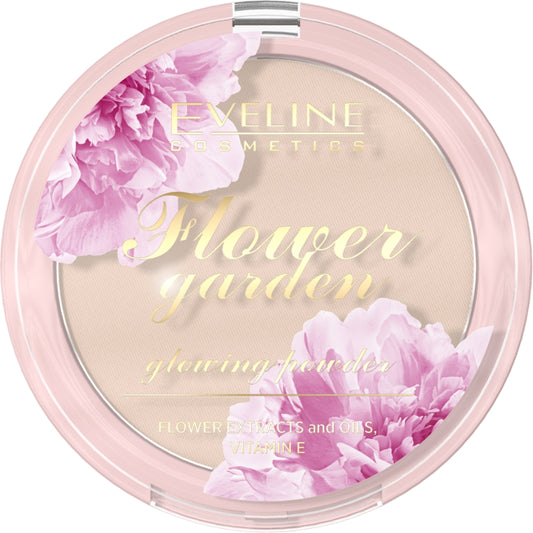 Eveline Cosmetics Flower Garden Glowing Pressed Powder 8g