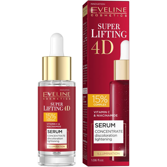 Eveline Cosmetics Super Lifting 4D 15% Vitamin C Complex Illuminating Serum 30ml