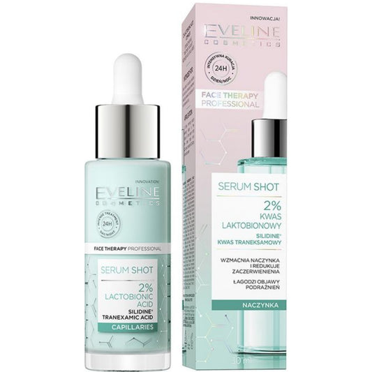 Eveline Cosmetics Face Therapy Professional Serum Shot 2% Lactobionic Acid Treatment 30ml