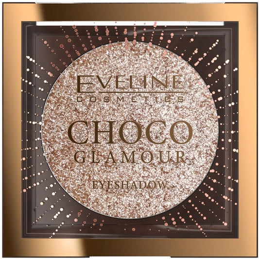 Eveline Cosmetics Choco Glamour Mono Eyeshadow No 1 Moon Sparkle 3g