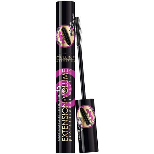 Eveline Cosmetics Extension Volume False Definition 4D Mascara Black 10ml