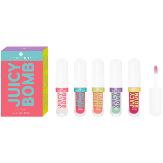 Essence Juicy Bomb Lip Oil Set 5 x 2.4ml