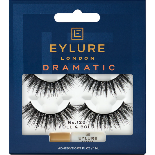 Eylure Dramatic 126 Full & Bold Strip Lashes Black Twin Pack