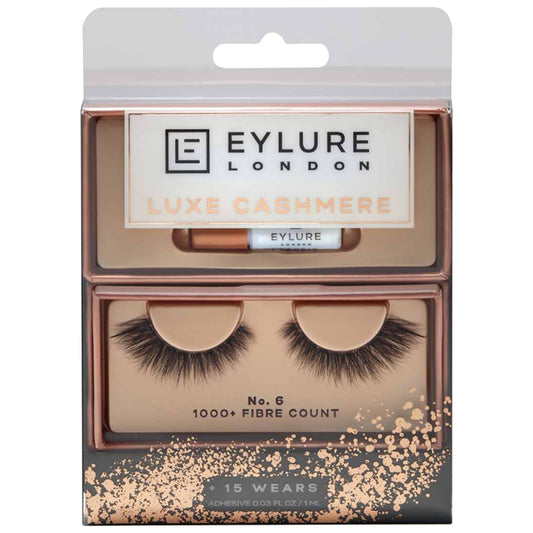 Eylure Luxe Cashmere 06 1000+ Fibre Count False Strip Lashes Black