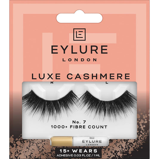 Eylure Luxe Cashmere 07 1000+ Fibre Count False Strip Lashes Black