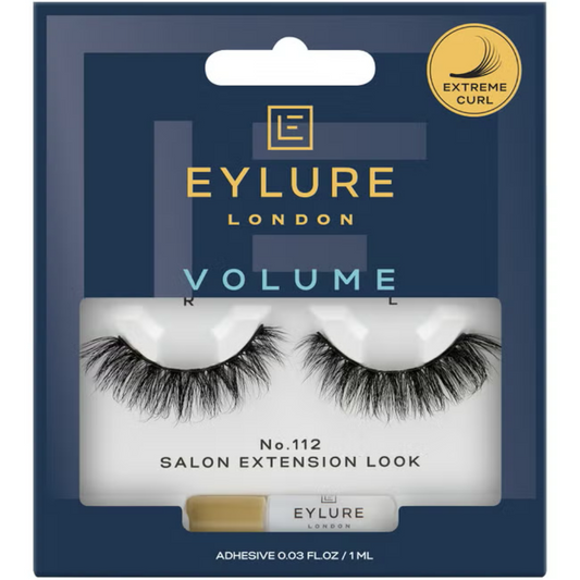 Eylure Volume 112 Extreme Curl Volume Strip Lashes Black