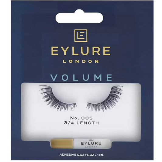 Eylure Volume 005 3/4 Length Strip Lashes Black