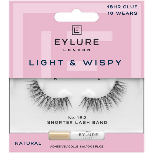 Eylure Light & Wispy 162 Natural Strip Lashes Black