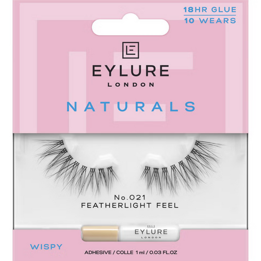 Eylure Naturals 021 Featherlight Feel Strip Lashes Black