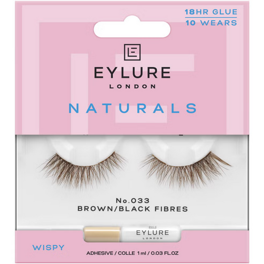 Eylure Naturals 033 Featherlight Feel Strip Lashes Brown/Black