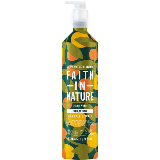 Faith In Nature Grapefruit & Orange Shampoo Aluminium Bottle 500ml