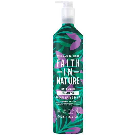 Faith In Nature Lavender & Geranium Shampoo Aluminium Bottle 500ml