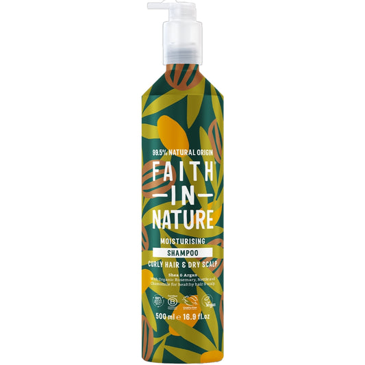 Faith In Nature Shea & Argan Shampoo Aluminium Bottle 500ml