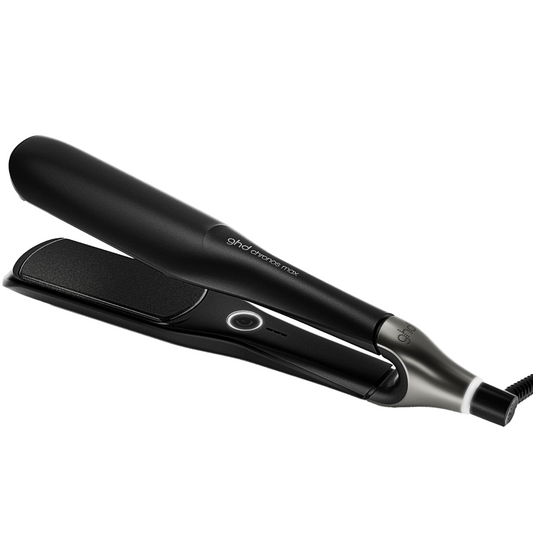 ghd Chronos Max Wide Plate Hair Straightener, 3x Faster Styling with 90% More Shine Black