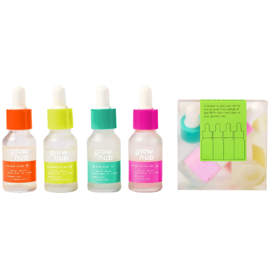 Glow Hub Intro To Acids Next Gen Facial Serum Quad 4 x 15ml