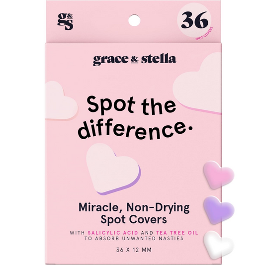 Grace & Stella Hydrocolloid Pimple Patches Heart x36