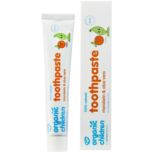 Green People Organic Children's Toothpaste Mandarin & Aloe Vera 50ml