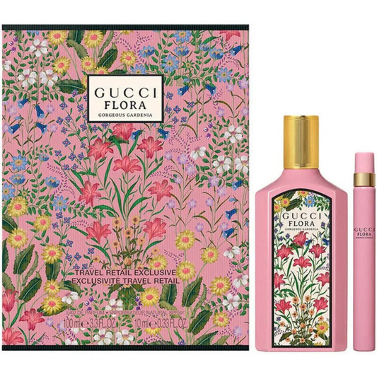 Gucci Flora Gorgeous Gardenia Eau De Parfum Gift Set 100ml