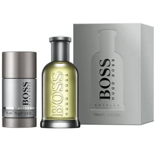 Hugo Boss Bottled Eau De Toilette & Deodorant Stick Gift Set 100ml