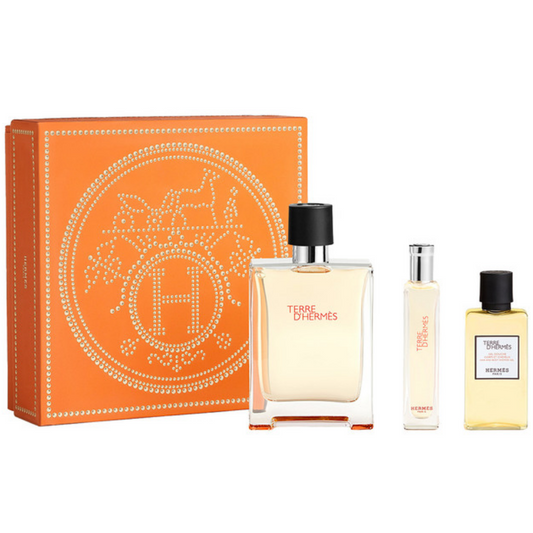 Hermes Terre D'Hermes Eau De Toilette & Shower Gel Gift Set 100ml