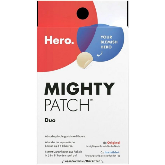 Hero Cosmetics Mighty Patch Duo Invisible & Original Pack of 12